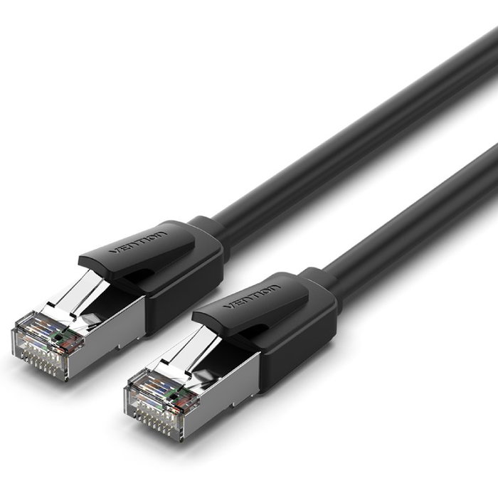 Vention Cable de Red RJ45 UTP 26AWG IKKBJ Cat.8 Negro 8m